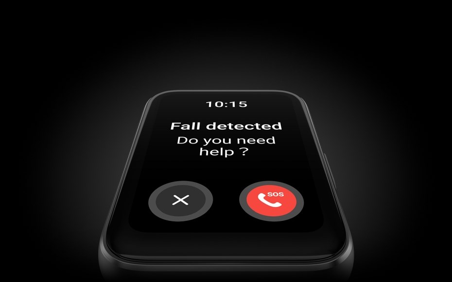 Samsung Galaxy Fit3 nouzové tlačítko